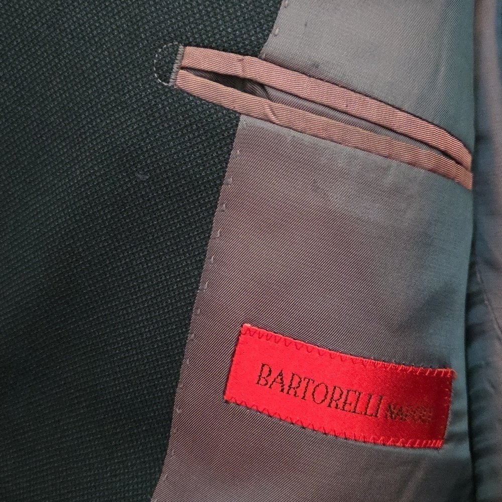 Classic Wool Navy Blue Men's Suit - Picture 7 of 8